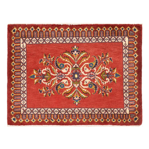 Alfombra persa - Nómada - 92 x 70 cm - rojo