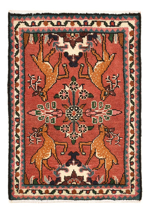Alfombra persa - Nómada - 71 x 50 cm - rojo