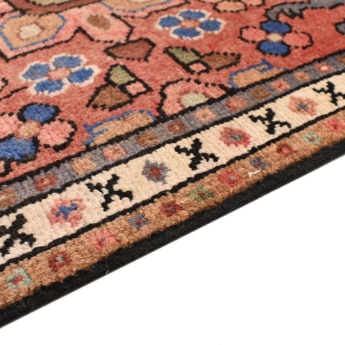 Alfombra persa - Nómada - 105 x 62 cm - rojo claro