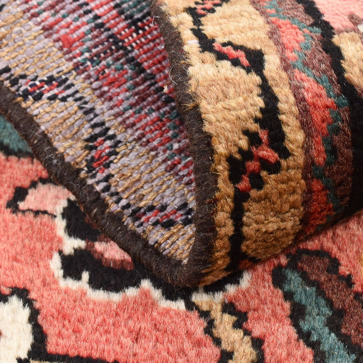 Alfombra persa - Nómada - 100 x 54 cm - rojo claro