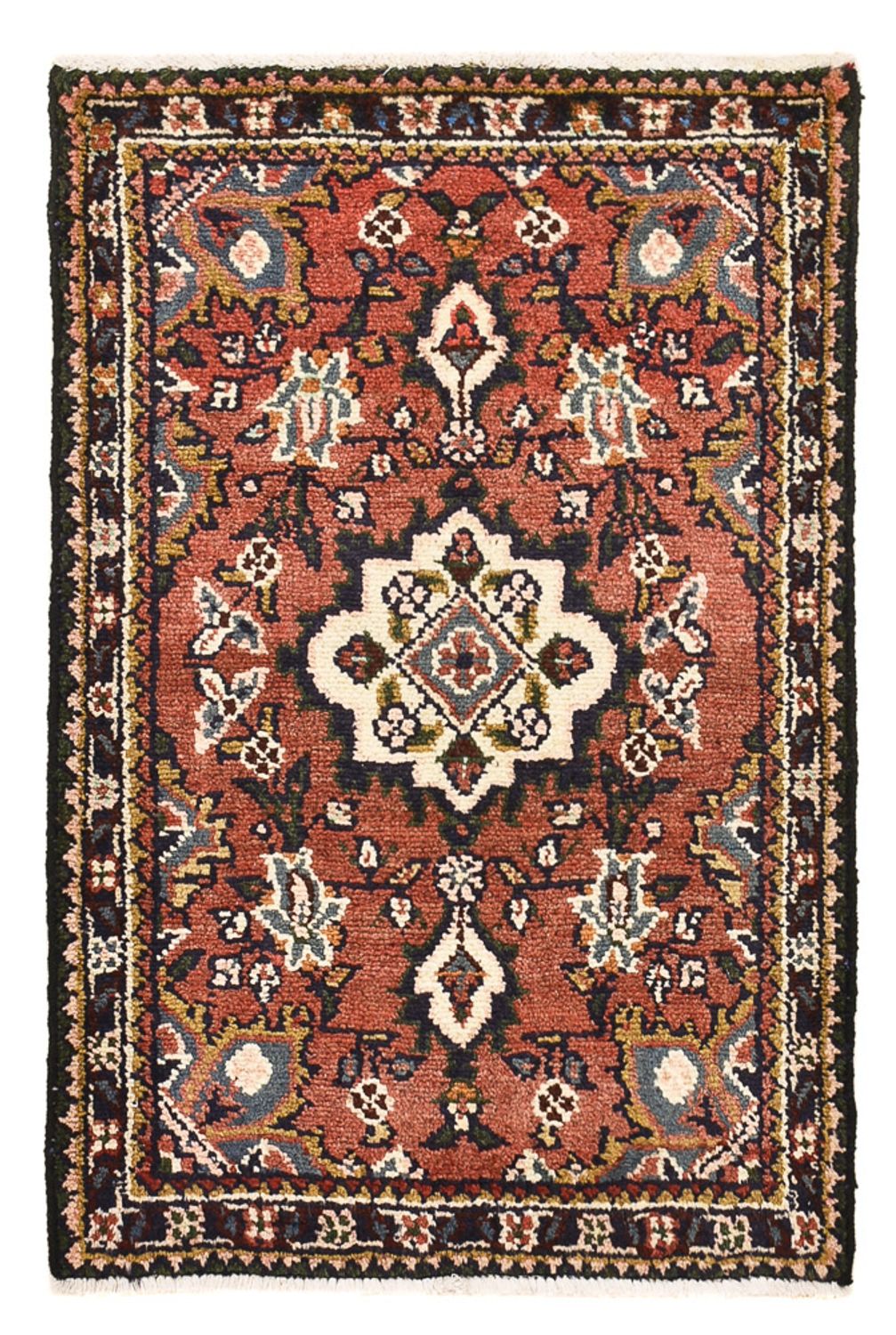 Alfombra persa - Nómada - 85 x 58 cm - rojo claro