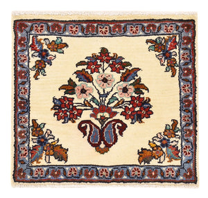 Alfombra persa - Nómada - 51 x 51 cm - multicolor