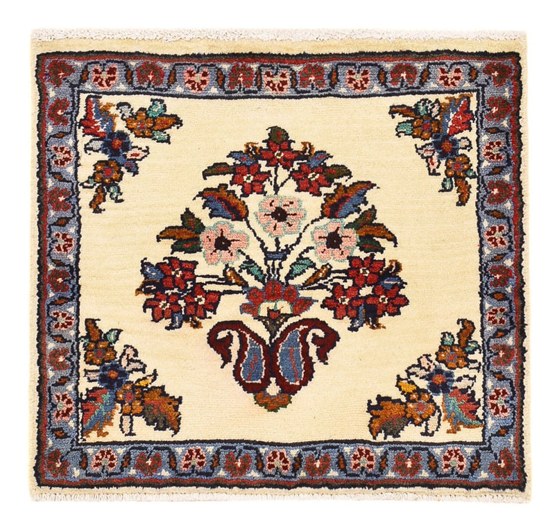 Alfombra persa - Nómada - 51 x 51 cm - multicolor