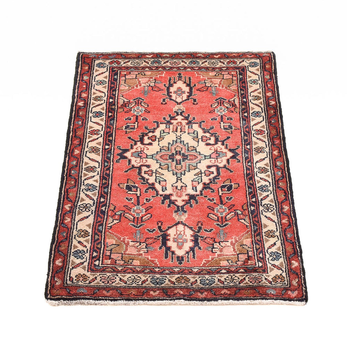 Alfombra persa - Nómada - 94 x 61 cm - rojo