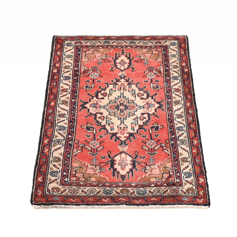 Alfombra persa - Nómada - 94 x 61 cm - rojo