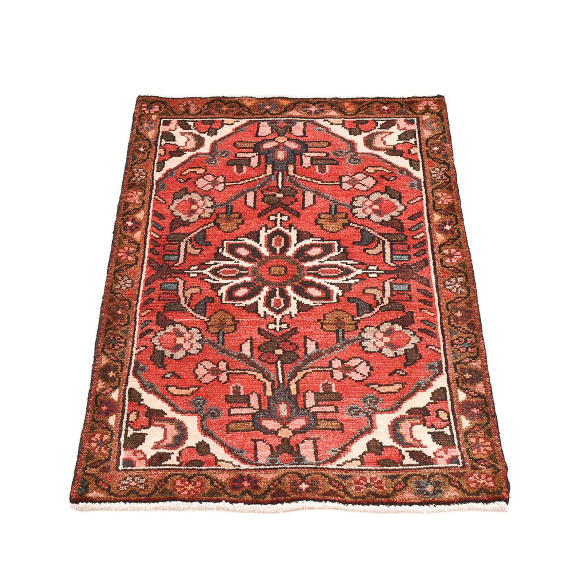 Alfombra persa - Nómada - 89 x 59 cm - rojo