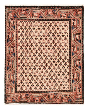 Alfombra persa - Nómada - 72 x 60 cm - rosa