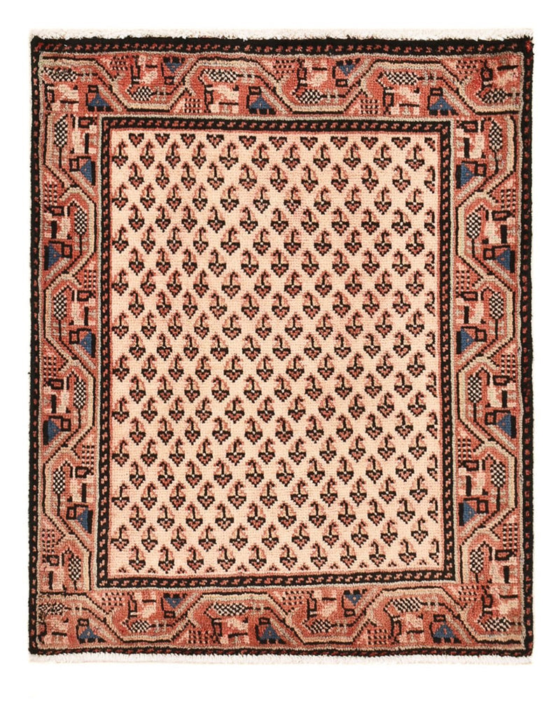 Alfombra persa - Nómada - 72 x 60 cm - rosa