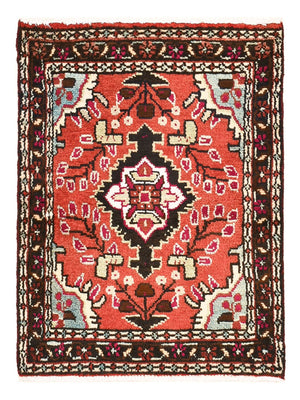 Alfombra persa - Nómada - 70 x 50 cm - rojo claro