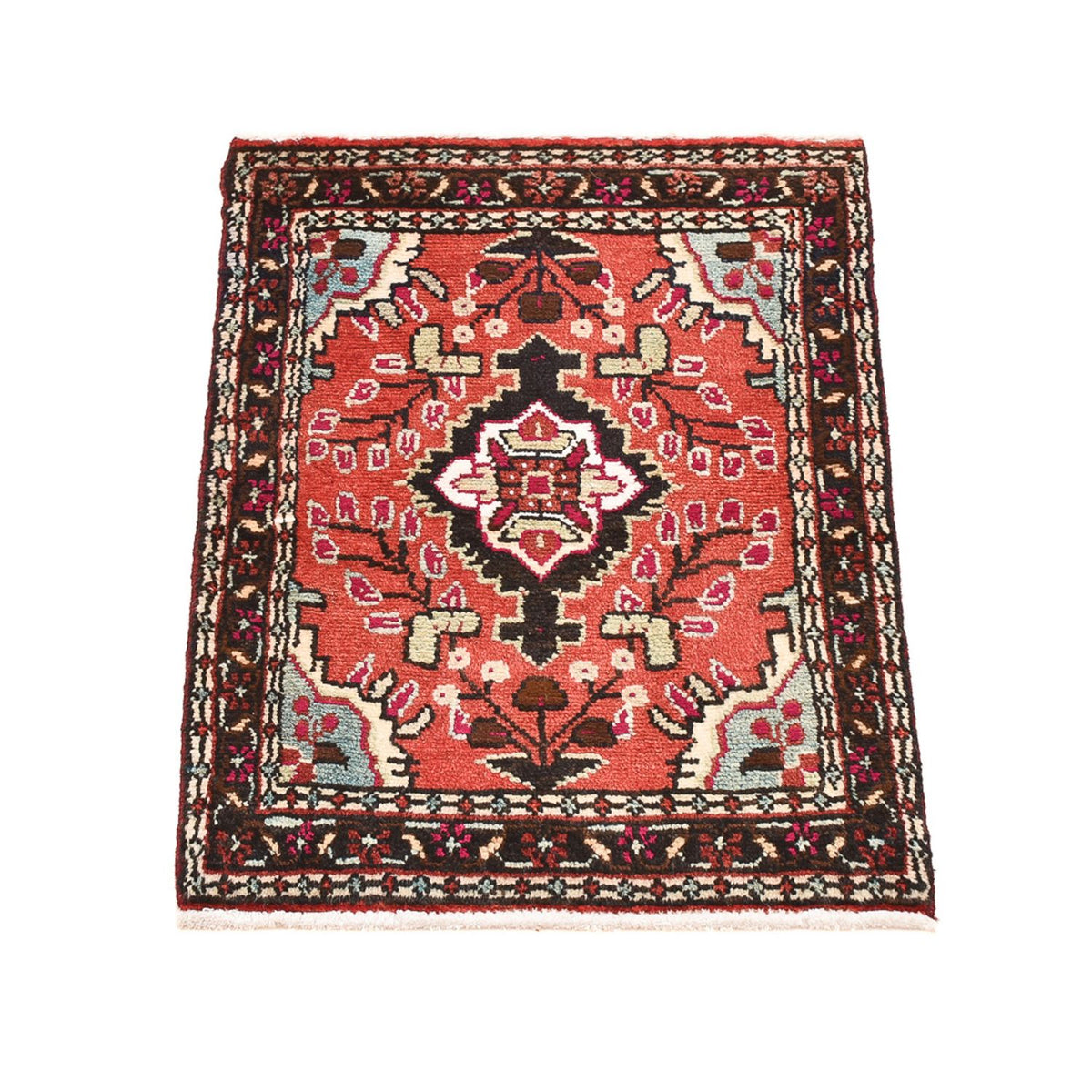 Alfombra persa - Nómada - 70 x 50 cm - rojo claro