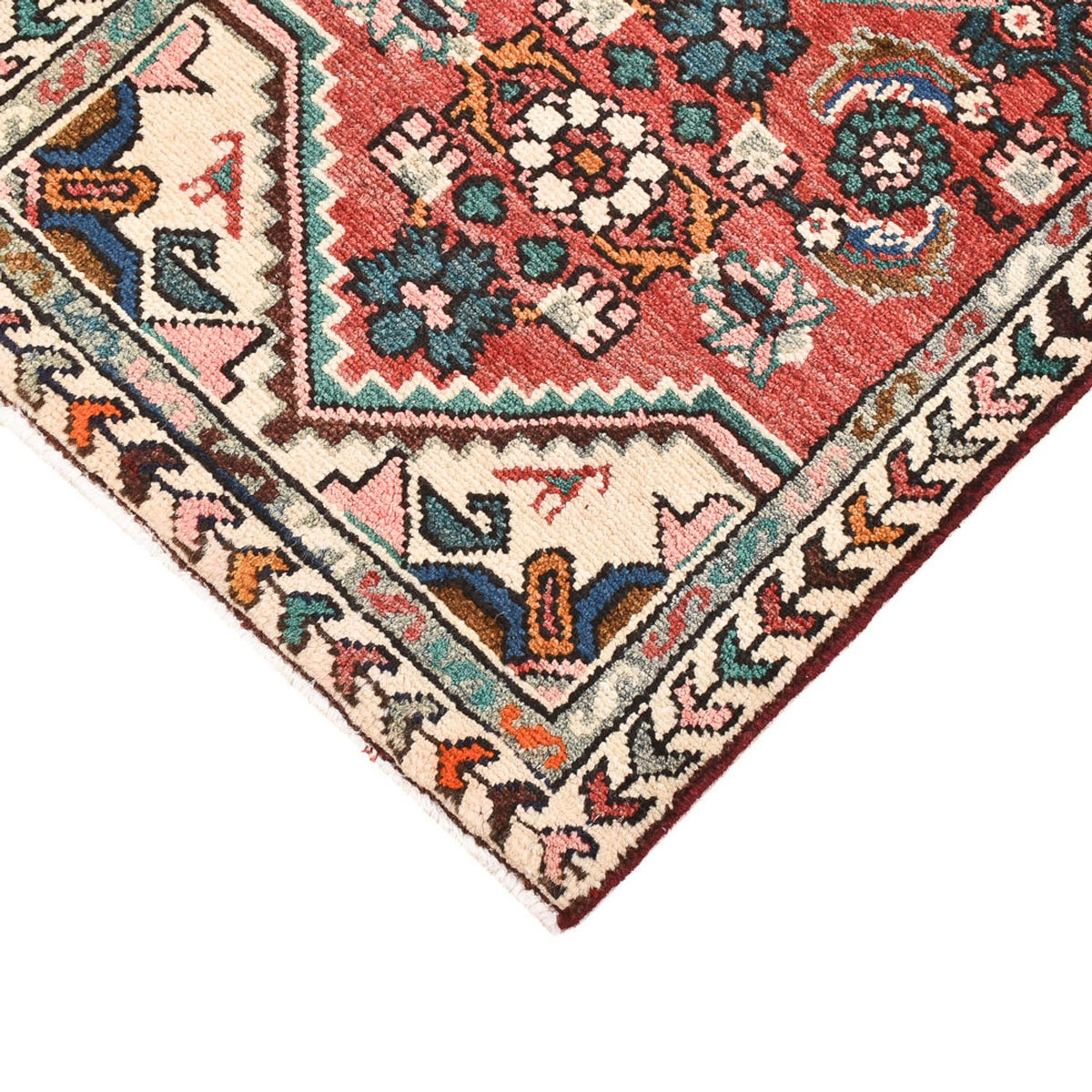 Alfombra persa - Nómada - 105 x 59 cm - rojo