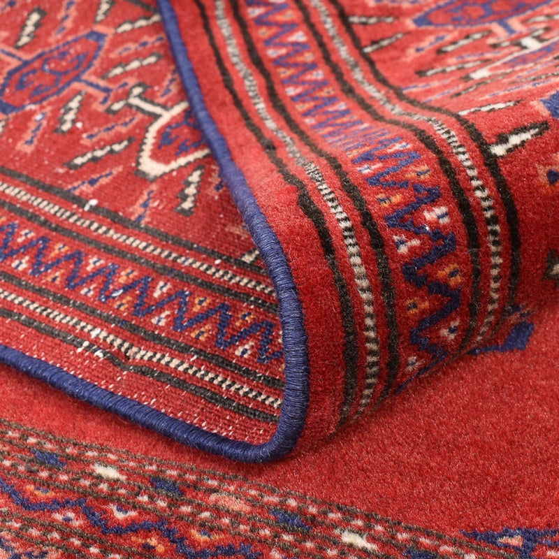 Alfombra Turkaman - 115 x 87 cm - rojo