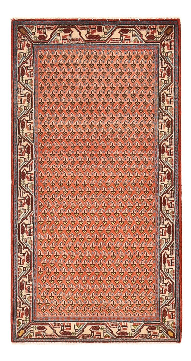 Alfombra persa - Mir - 125 x 66 cm - óxido