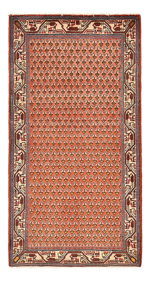Alfombra persa - Mir - 125 x 66 cm - óxido
