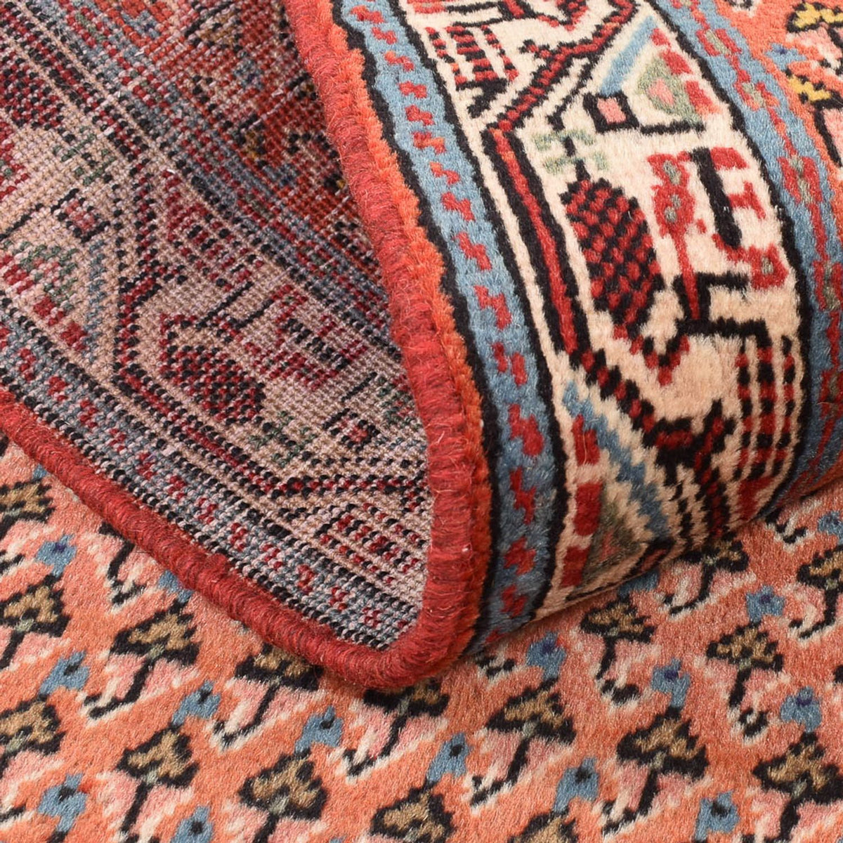 Alfombra persa - Mir - 125 x 66 cm - óxido