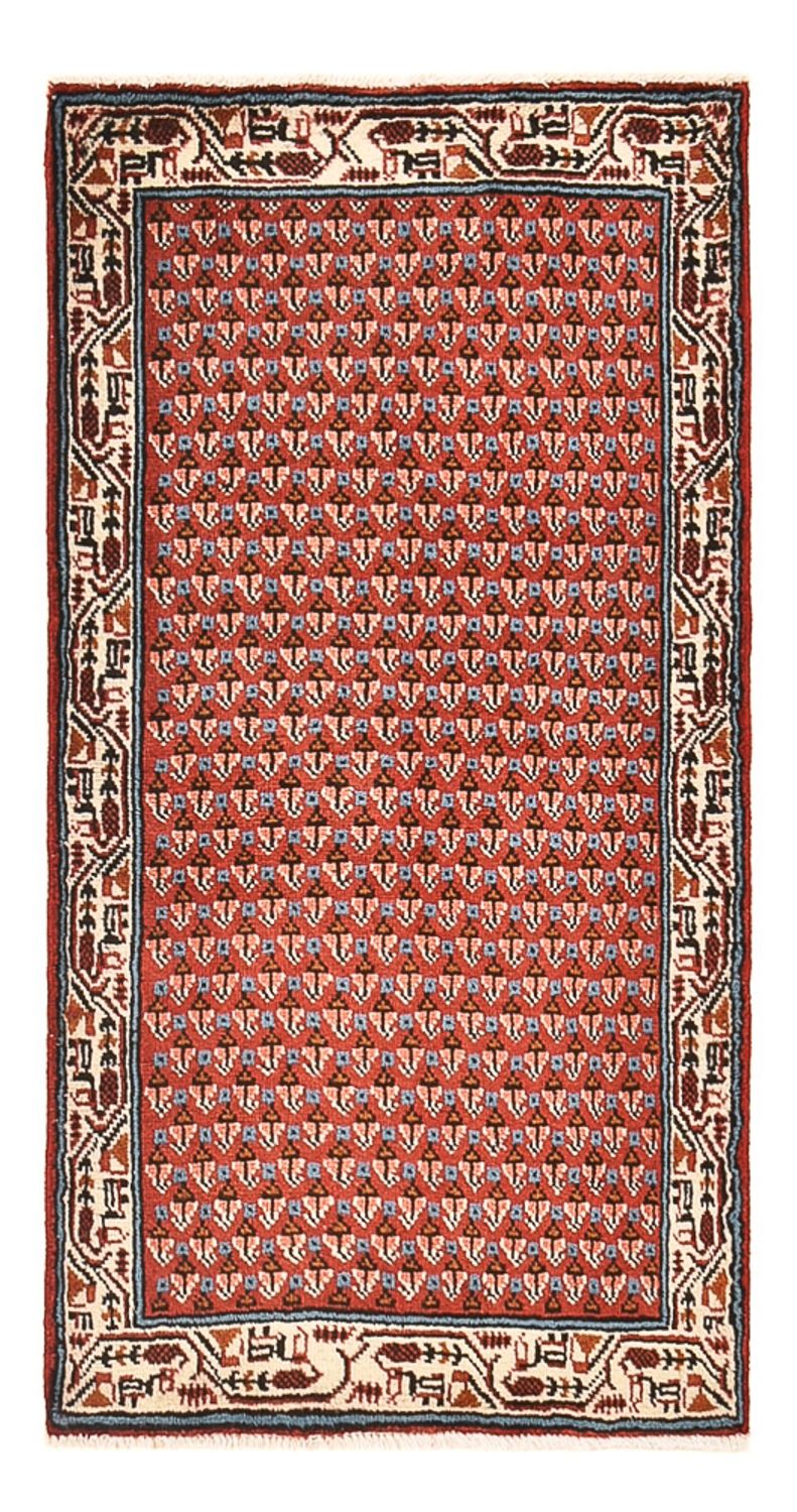 Alfombra persa - Mir - 123 x 63 cm - óxido