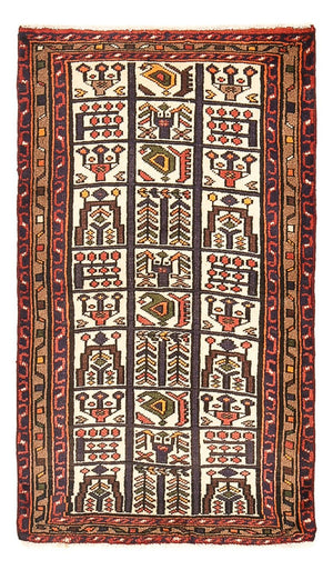 Alfombra persa - Nómada - 122 x 74 cm - multicolor