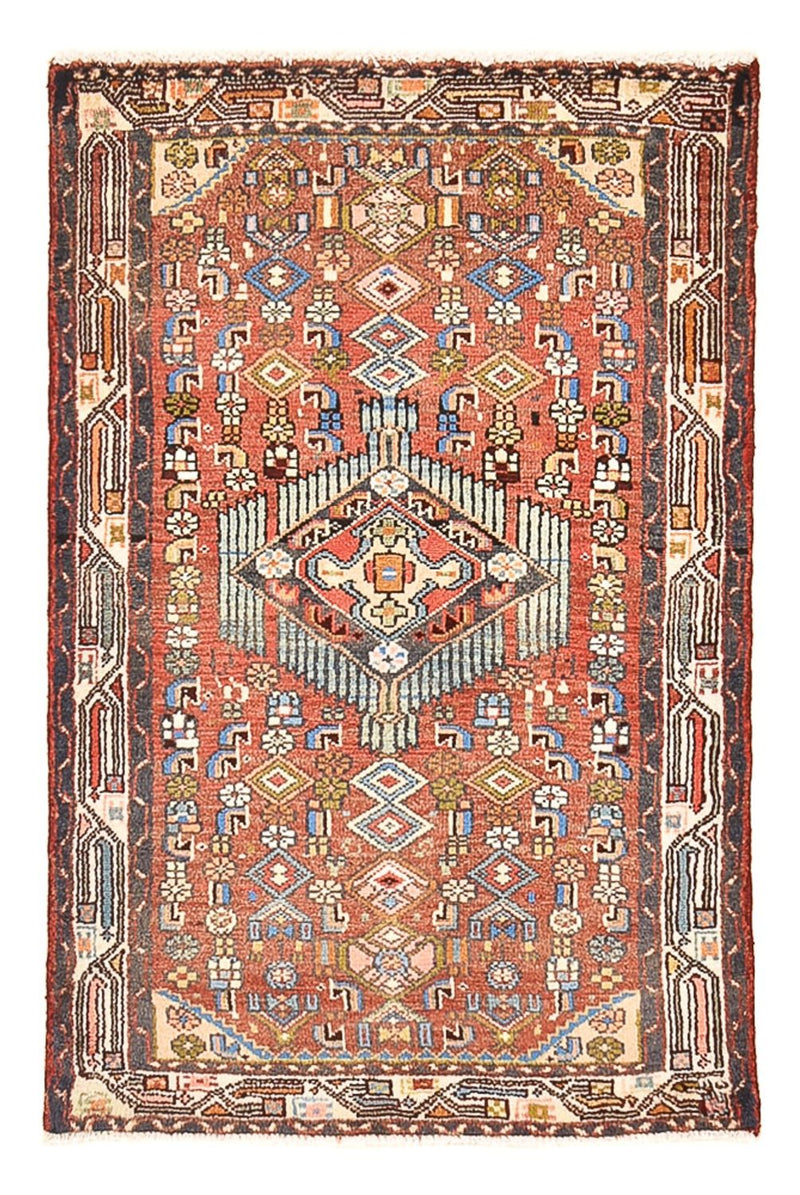 Alfombra persa - Nómada - 110 x 74 cm - multicolor
