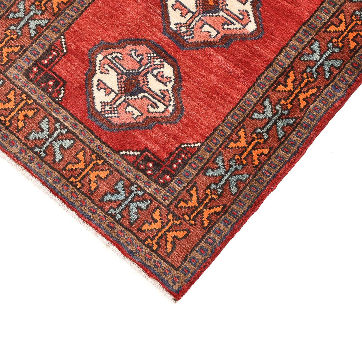 Alfombra persa - Bidjar - 113 x 64 cm - rojo