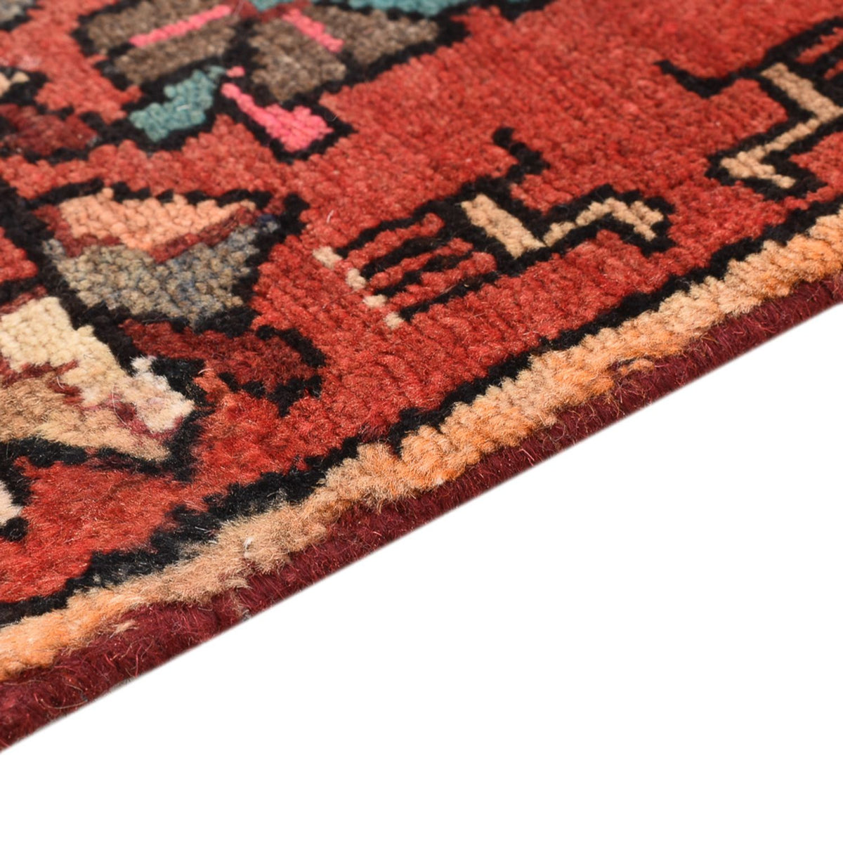 Alfombra de pasillo Alfombra persa - Nómada - 115 x 55 cm - rojo claro