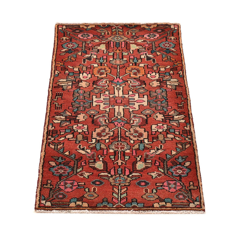 Alfombra de pasillo Alfombra persa - Nómada - 115 x 55 cm - rojo claro