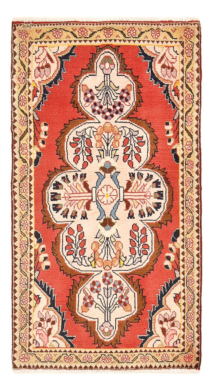 Alfombra persa - Nómada - 131 x 73 cm - rojo