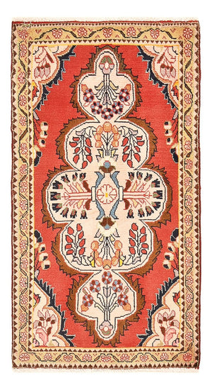 Alfombra persa - Nómada - 131 x 73 cm - rojo