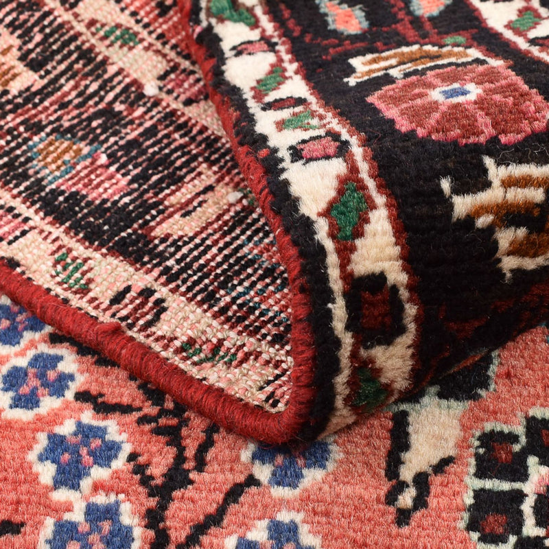 Alfombra persa - Nómada - 139 x 77 cm - rojo claro