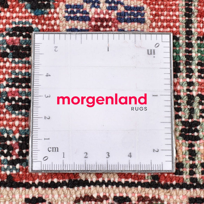 Alfombra persa - Nómada - 139 x 77 cm - rojo claro