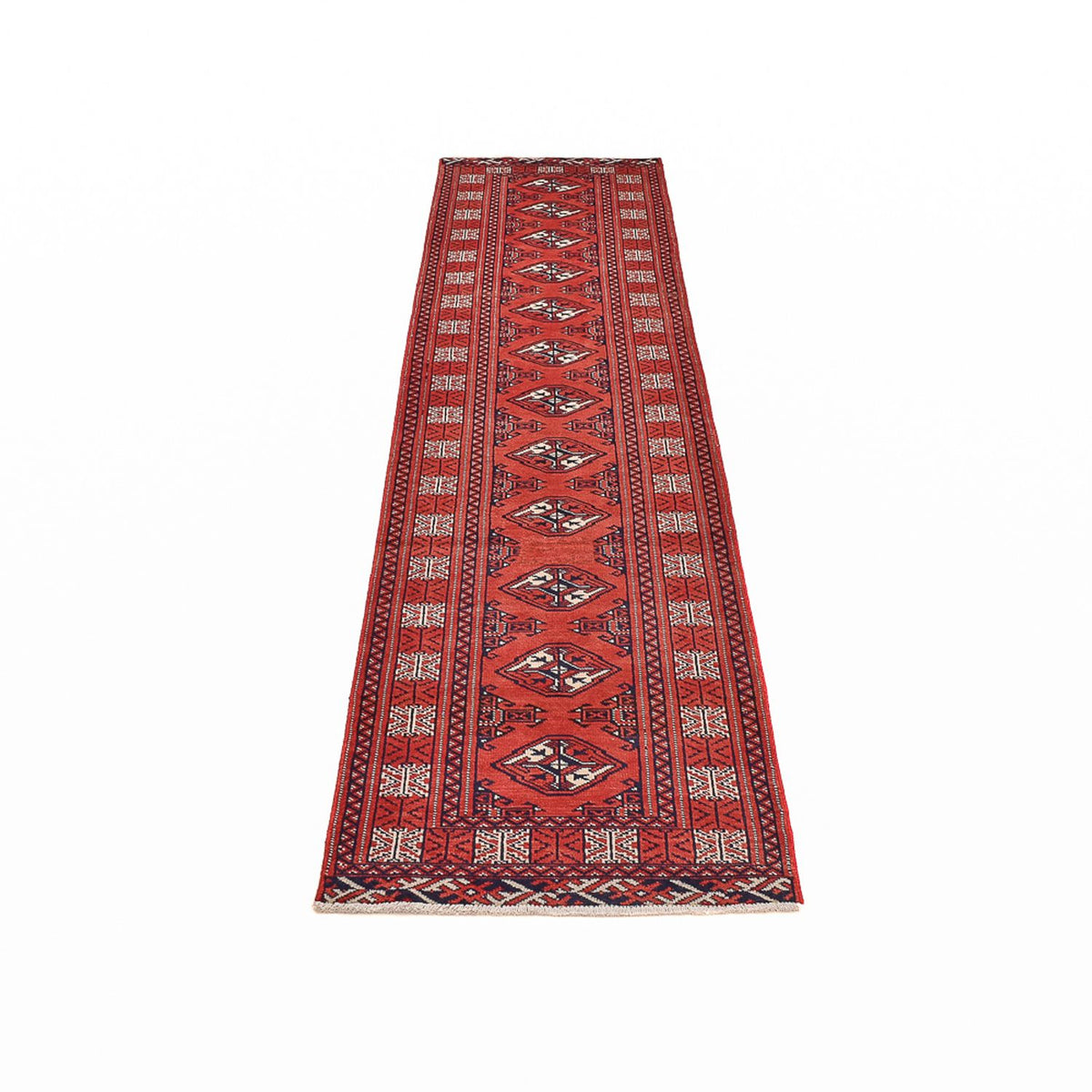 Alfombra de pasillo Alfombra Turkaman - 291 x 73 cm - rojo
