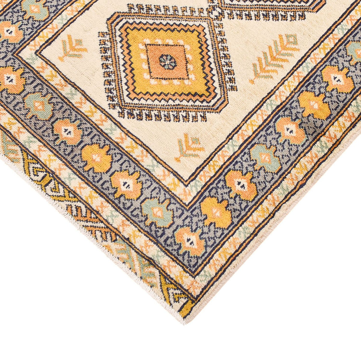 Alfombra de pasillo Alfombra Turkaman - 215 x 65 cm - verde claro