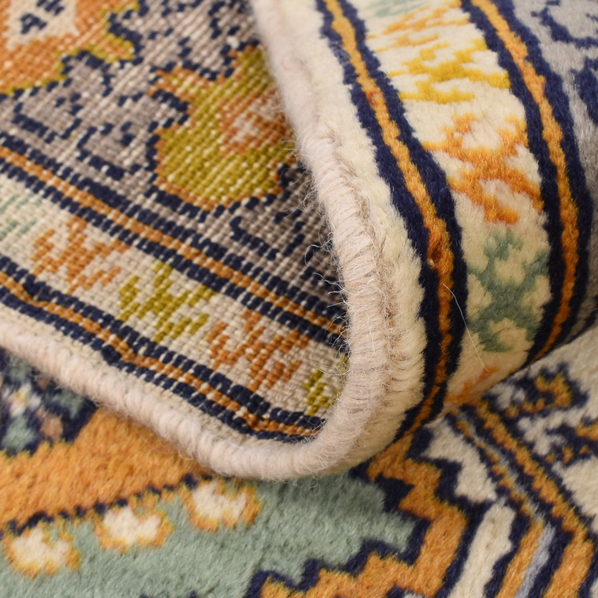 Alfombra de pasillo Alfombra Turkaman - 215 x 65 cm - verde claro