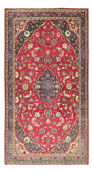 Alfombra de pasillo Alfombra persa - Keshan - 188 x 103 cm - rojo