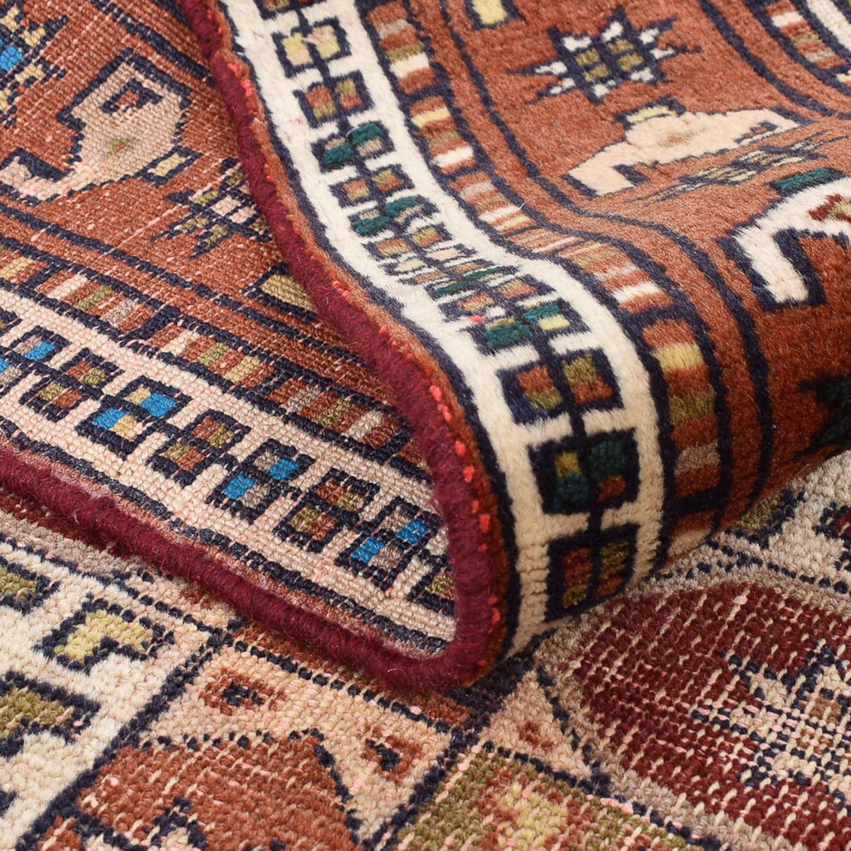 Alfombra persa - Clásica - 168 x 123 cm - beige oscuro