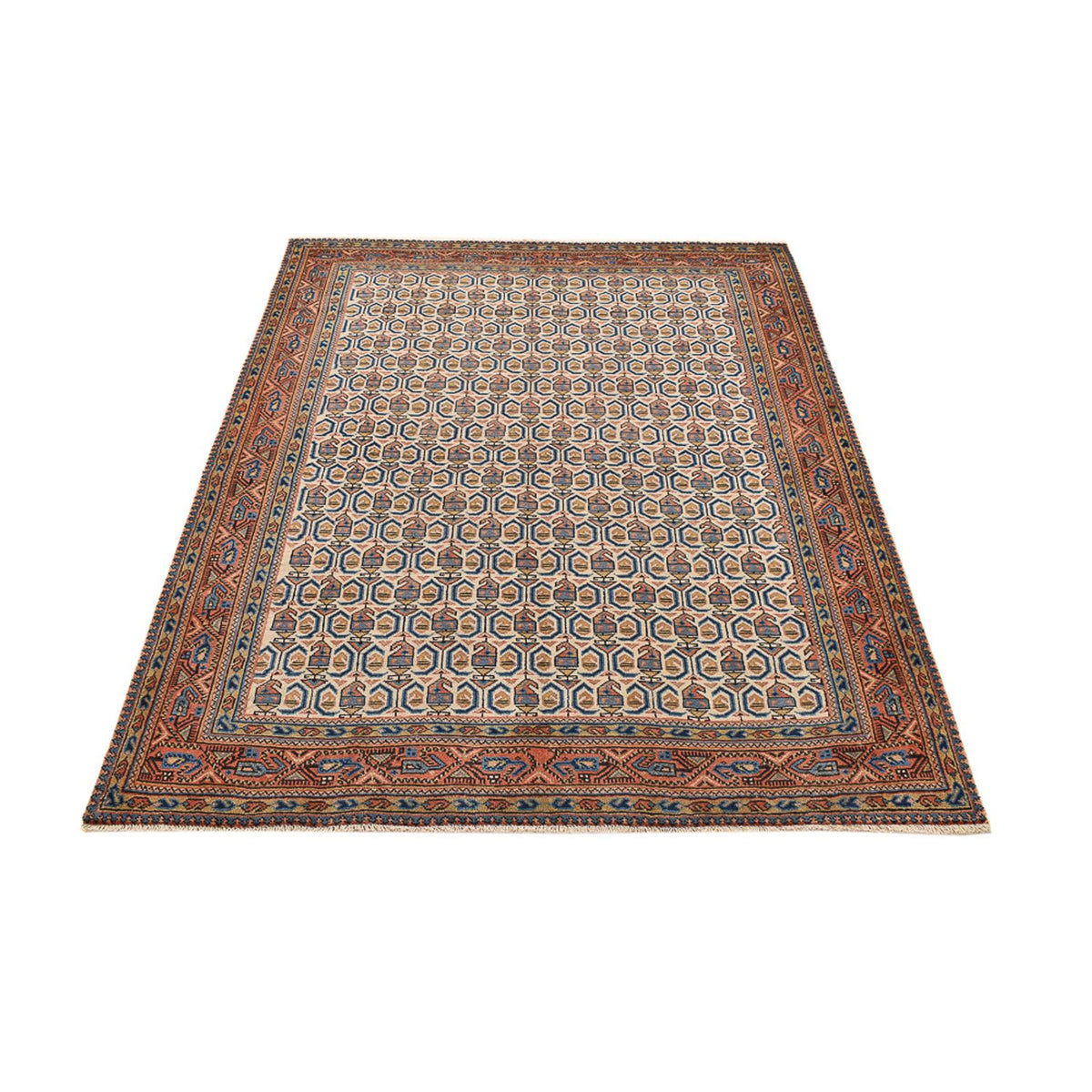 Alfombra persa - Clásica - 218 x 158 cm - arena