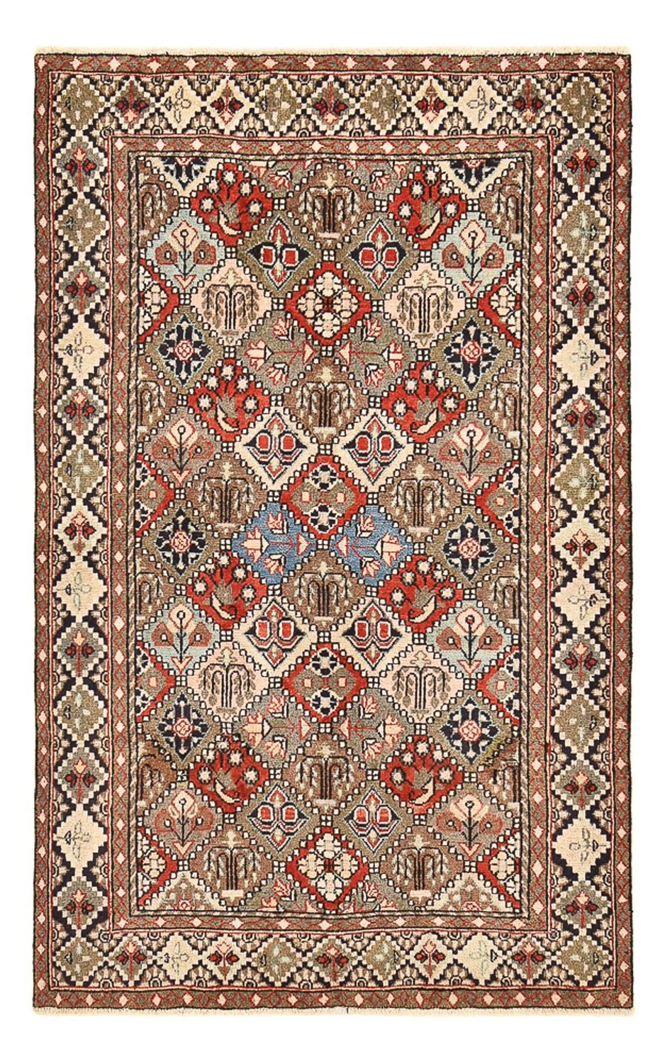 Alfombra persa - Nómada - 187 x 113 cm - multicolor