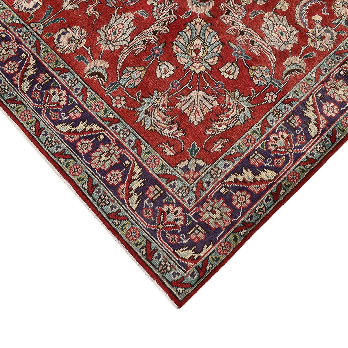Alfombra persa - Tabriz - 308 x 201 cm - rojo