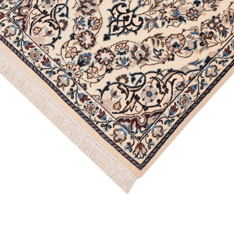 Alfombra de pasillo Alfombra Persa - Nain - Real - 230 x 70 cm - crema