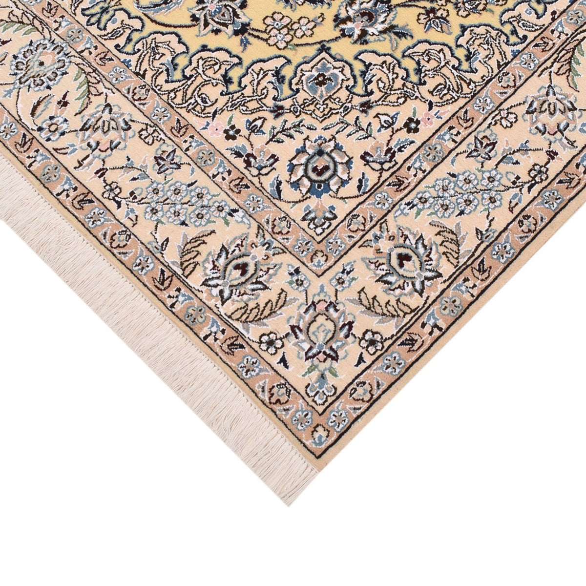 Alfombra Persa - Nain - Real - 210 x 132 cm - beige