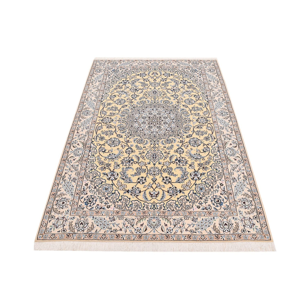 Alfombra Persa - Nain - Real - 210 x 132 cm - beige