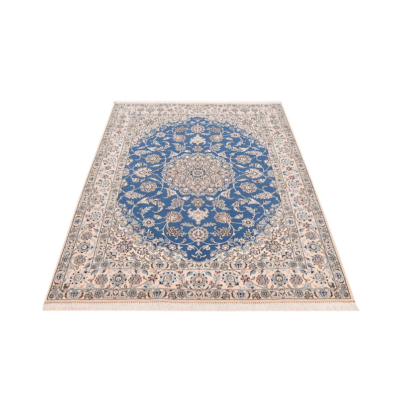 Alfombra Persa - Nain - Real - 202 x 151 cm - azul