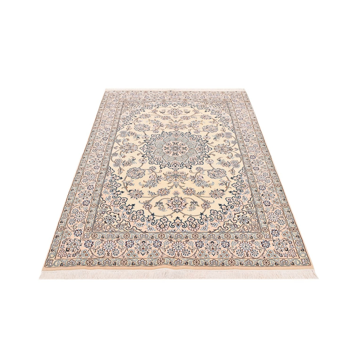 Alfombra Persa - Nain - Real - 207 x 127 cm - beige