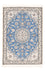 Alfombra Persa - Nain - Real - 127 x 90 cm - azul
