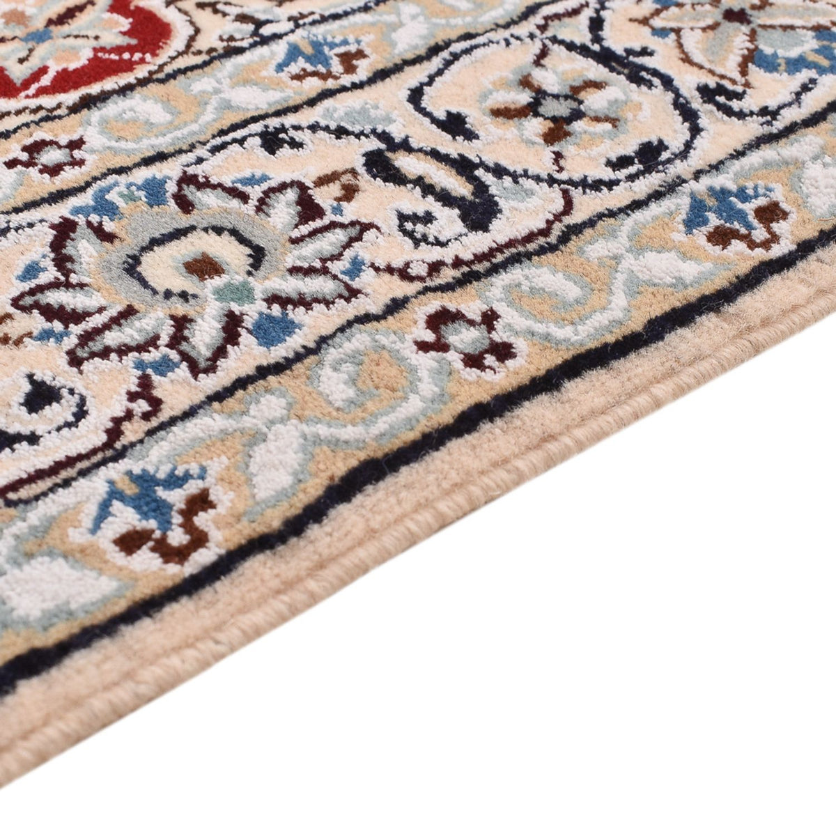 Alfombra Persa - Nain - Real - 155 x 105 cm - rojo