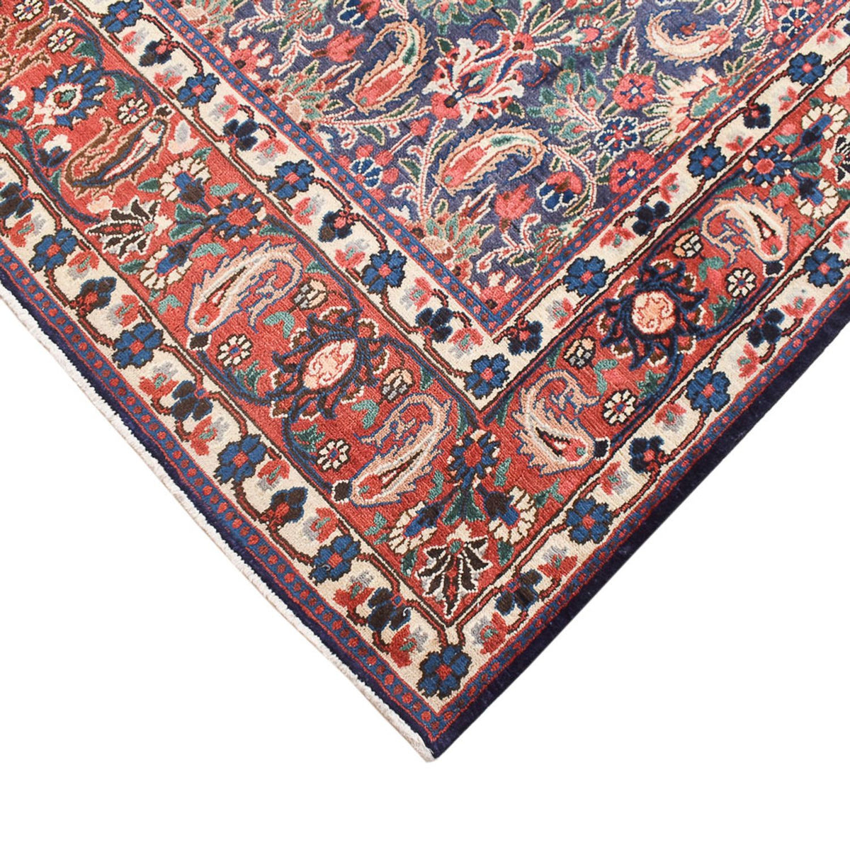 Alfombra persa - Clásica - 290 x 196 cm - rojo oscuro