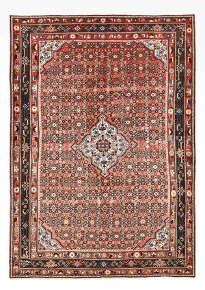 Alfombra persa - Nómada - 305 x 212 cm - rojo claro