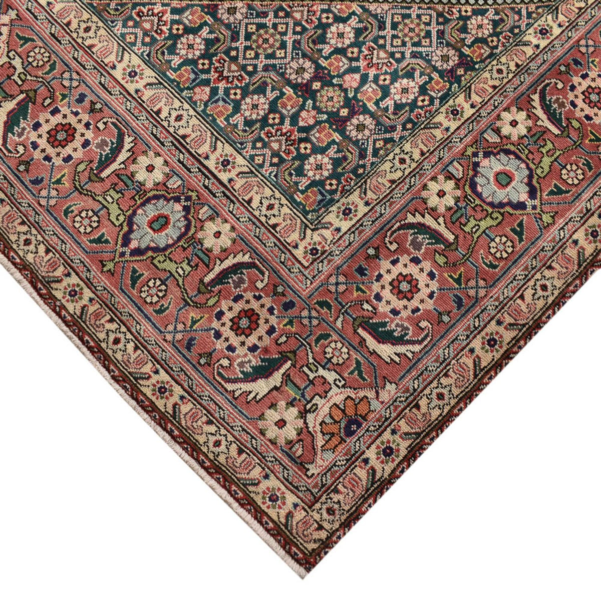 Alfombra persa - Tabriz - 387 x 295 cm - beige oscuro