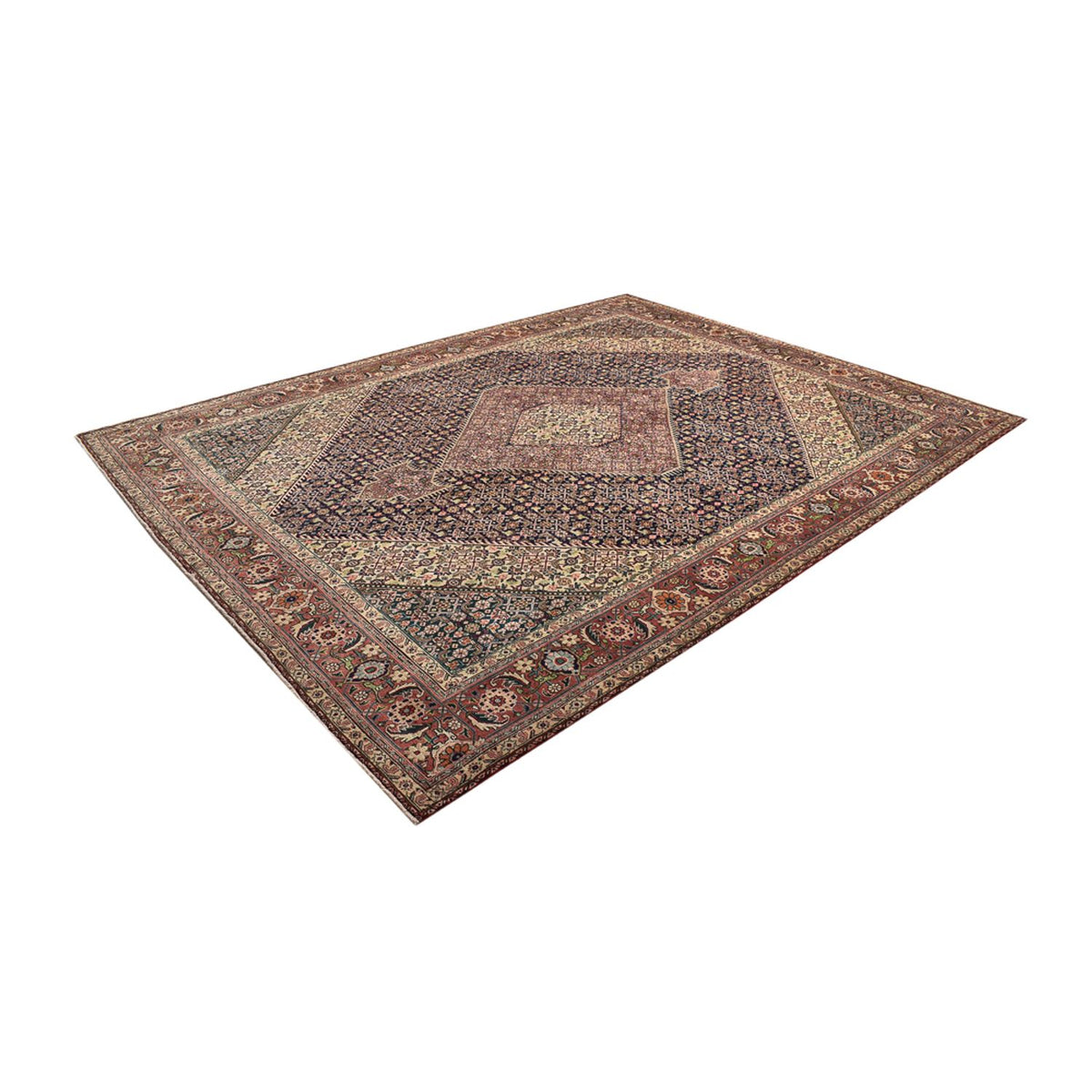 Alfombra persa - Tabriz - 387 x 295 cm - beige oscuro