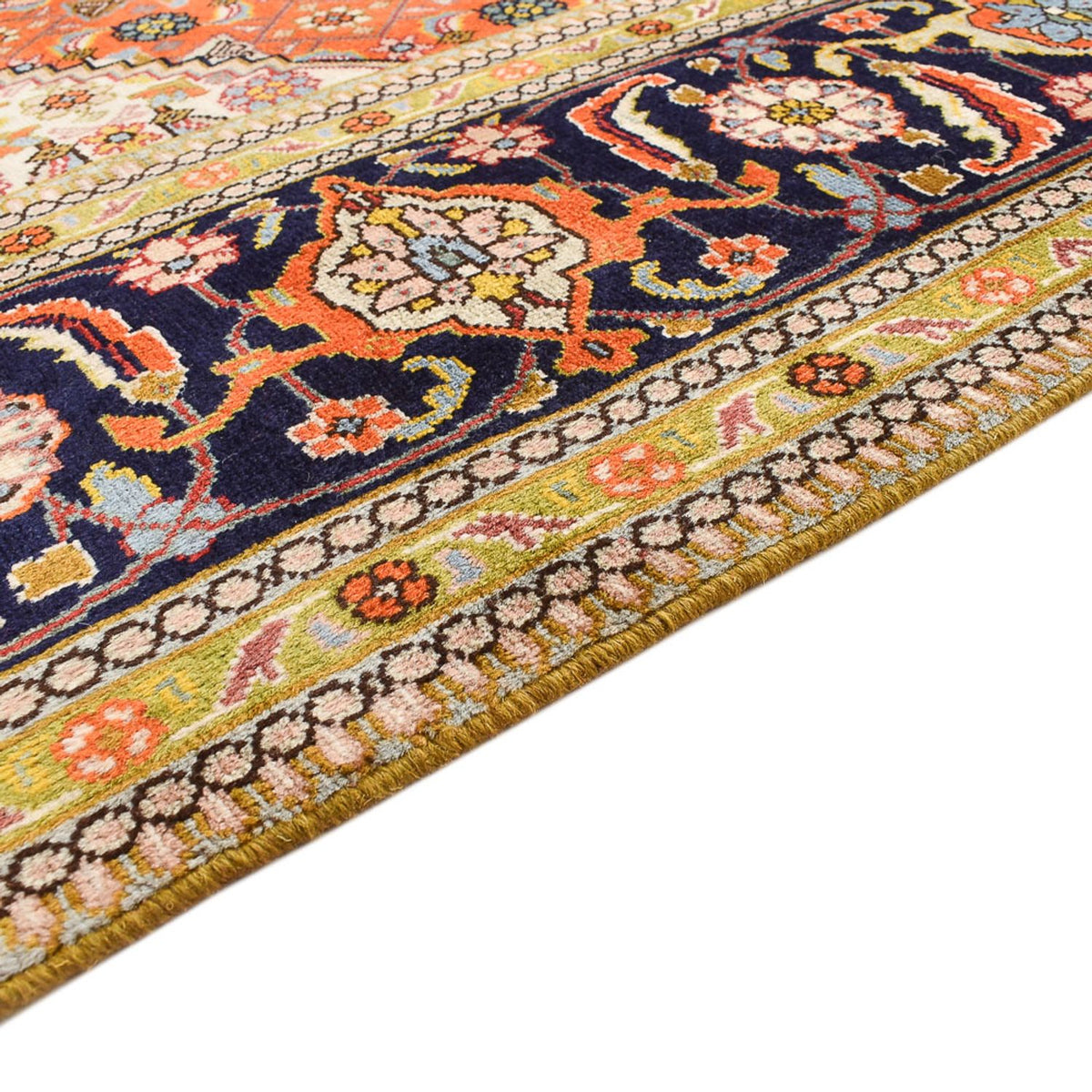 Alfombra persa - Tabriz - 306 x 197 cm - naranja