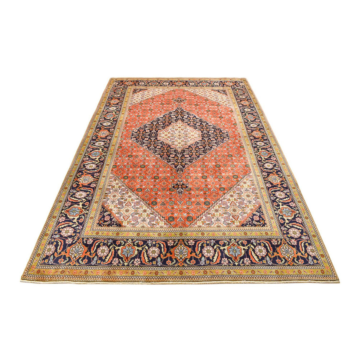 Alfombra persa - Tabriz - 306 x 197 cm - naranja
